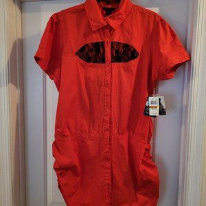 Dereon Shirt Dress Womens US Size 2X